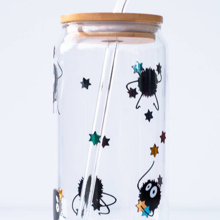 Estrellas de color sólido Vaso de vidrio Soot Sprite de venta al por mayor en Faire