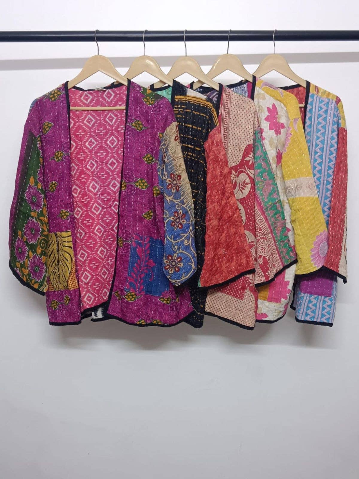 Wevez - Wholesale Jacket - Women's - Women's Kantha Kimono Printed Jacket Wholesale Lot Assorted2