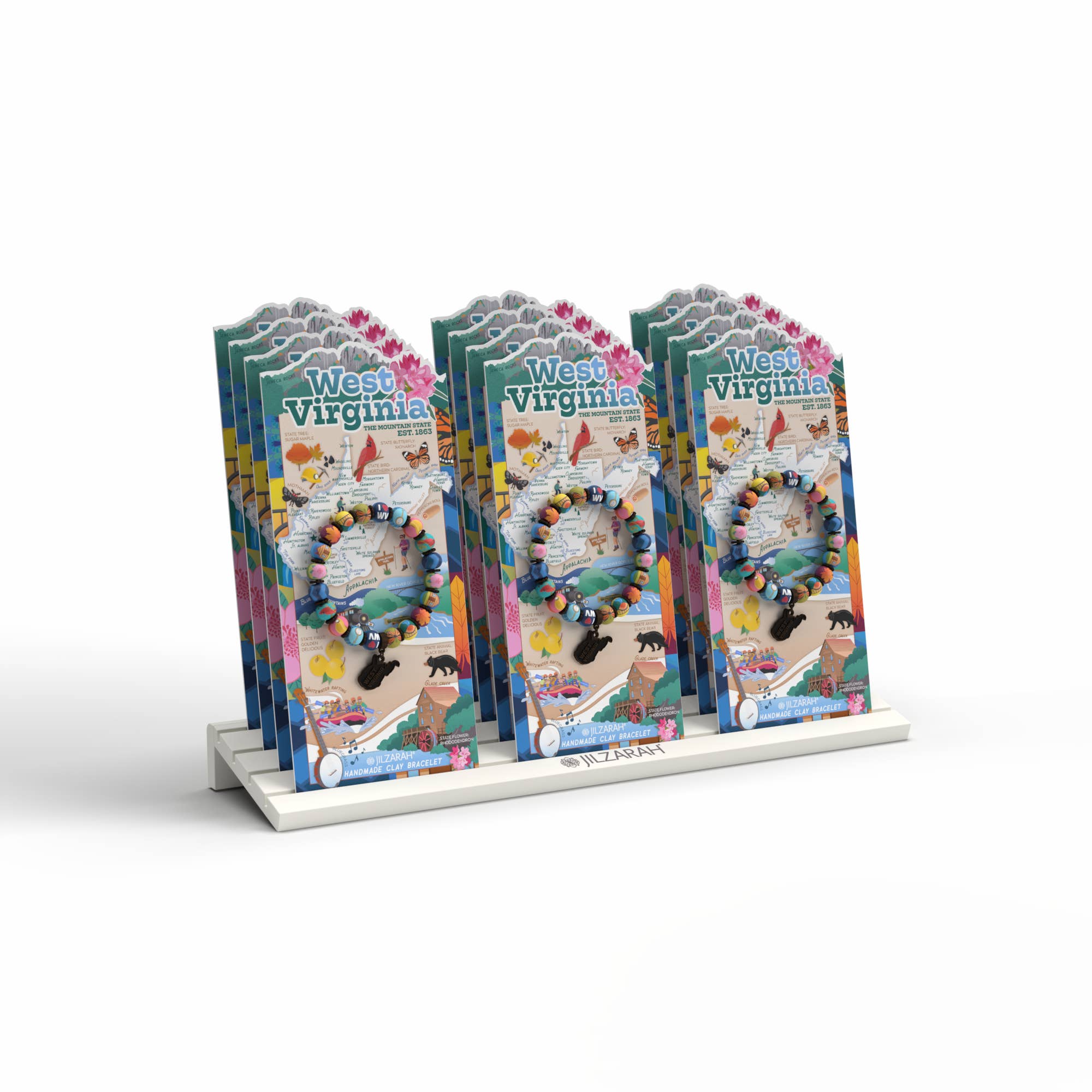 JILZARAH – Großhandel Perlenarmband – West Virginia Orte, die wir lieben Armbandkollektion