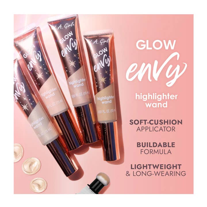 PINEAPPLE Beauty - Wholesale Makeup highlighter - LA Girl GBL578 Vibin' Glow Highlighter Wand - 3 pcs1