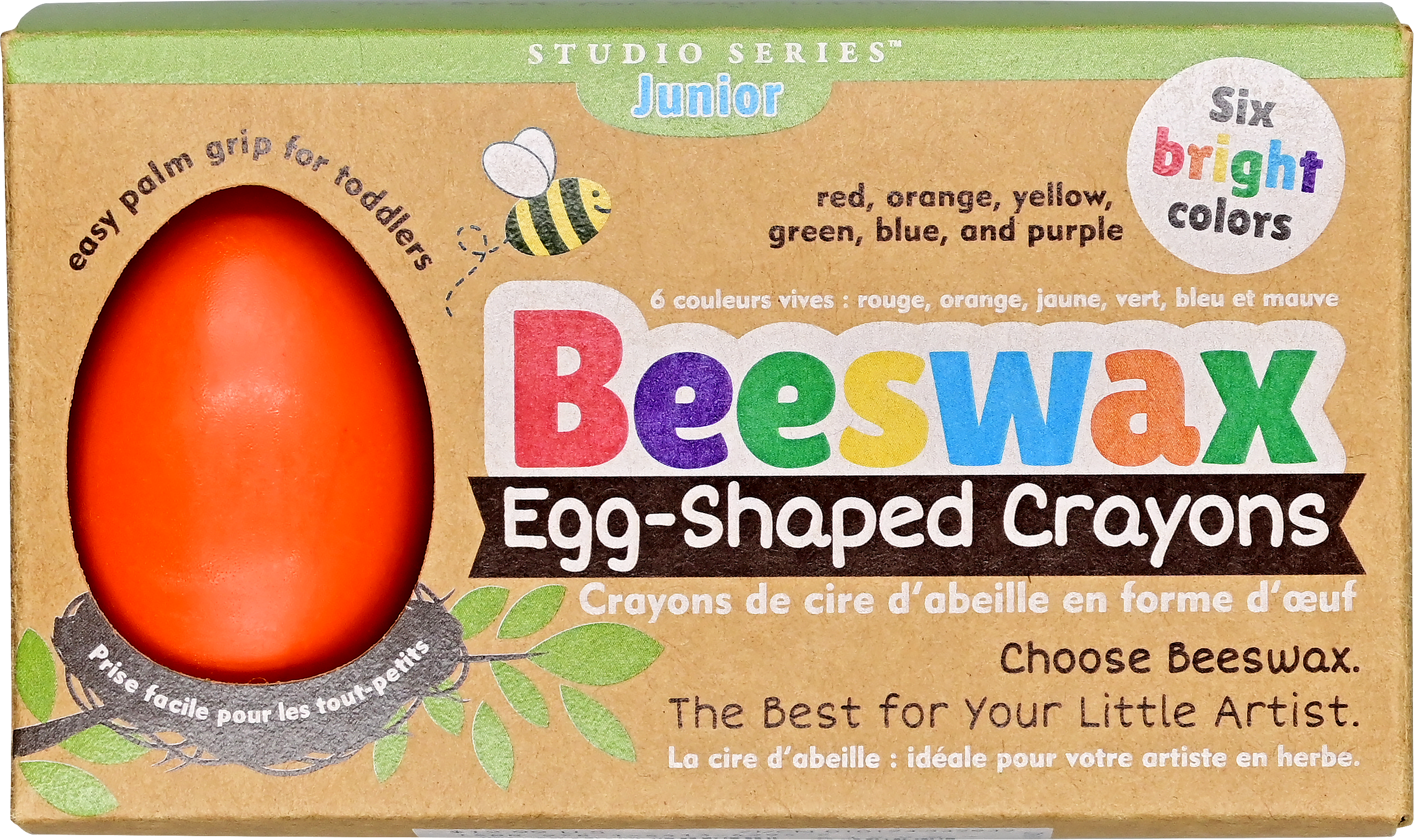 Peter Pauper Press - Wholesale Crayons - Kids & Baby - Studio Series Junior Beeswax Egg-Shaped Crayons2