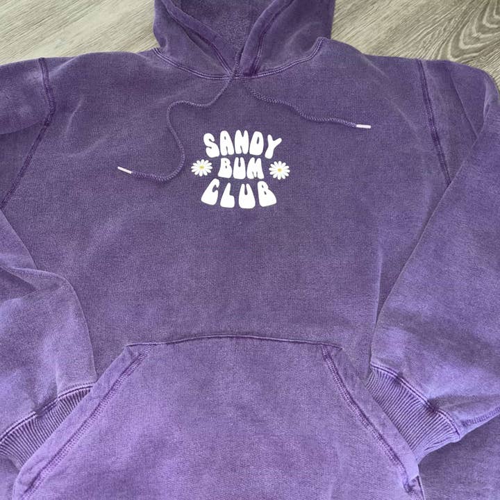 Planks Canada - Wholesale Hoodie - Women's - Purple Sand Sandy Bum Club Hoodie