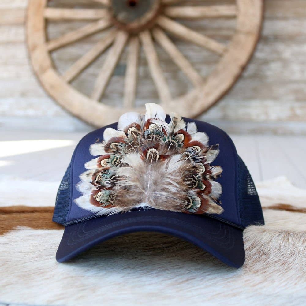 Willow Lane Hat Co. - Wholesale Trucker Hat - Women's - Feathered Trucker Caps6