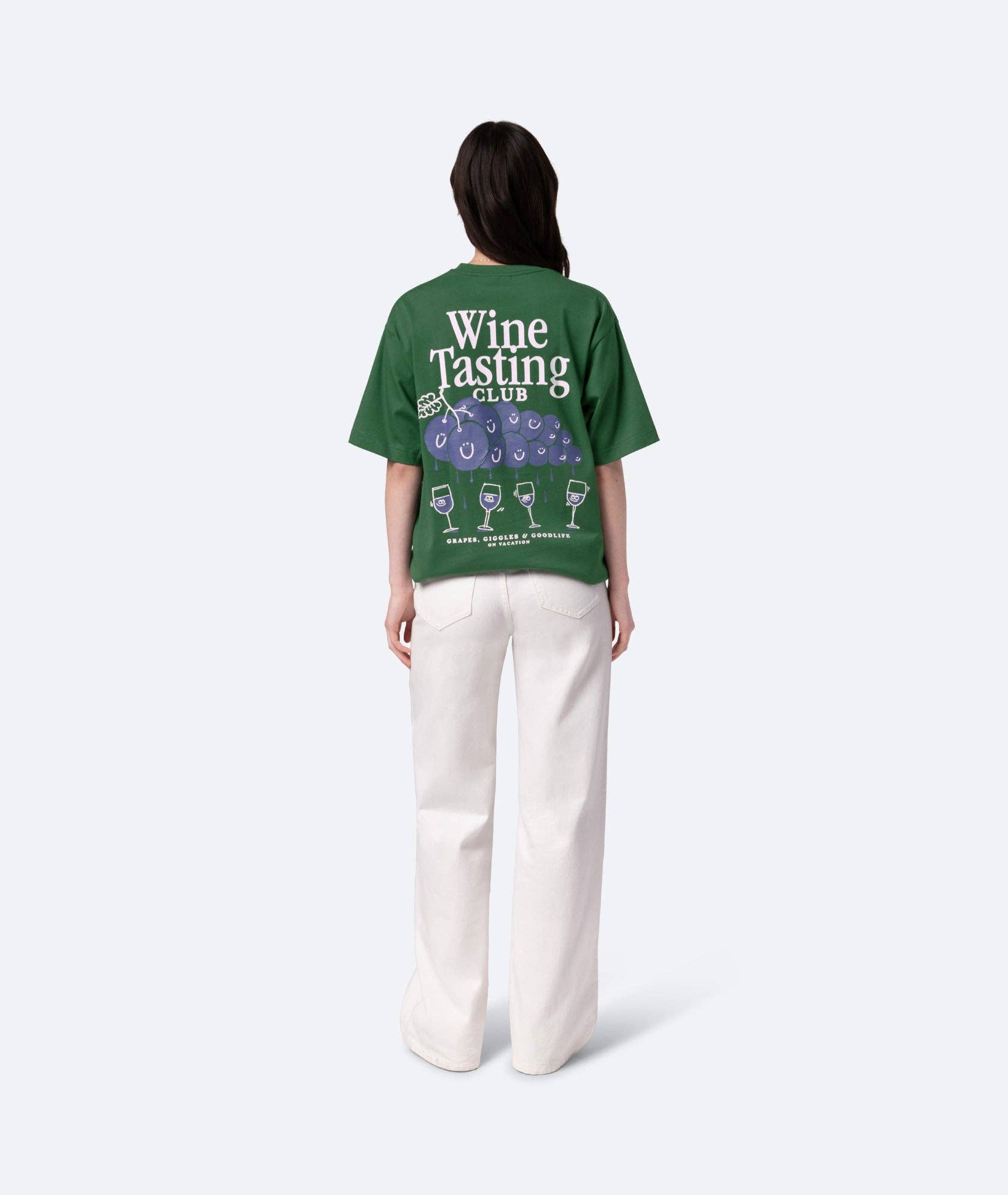 Wine Tasting T-Shirt - Bottle Green for wholesale on Faire10