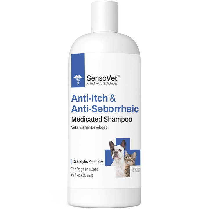 Anti-Seborrheic & Anti-Itch Shampoo for Dogs & Cats - 12oz for wholesale by SensoVet