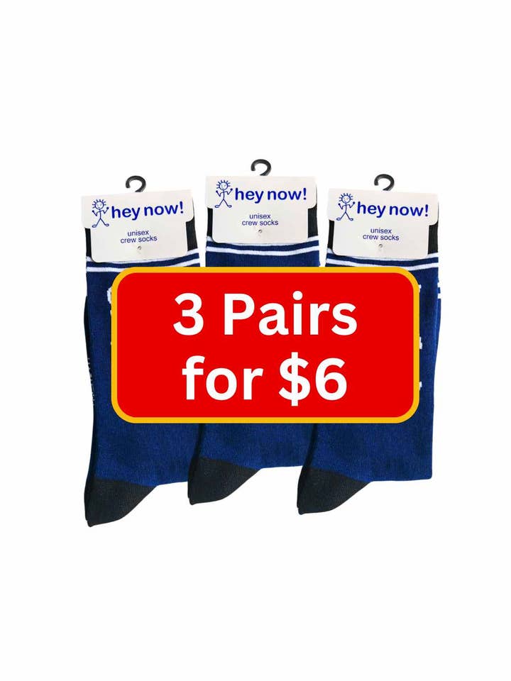 Fabdaz - Wholesale Socks - Unisex - Happy Little Trees - Hey Now Unisex Crew Socks1