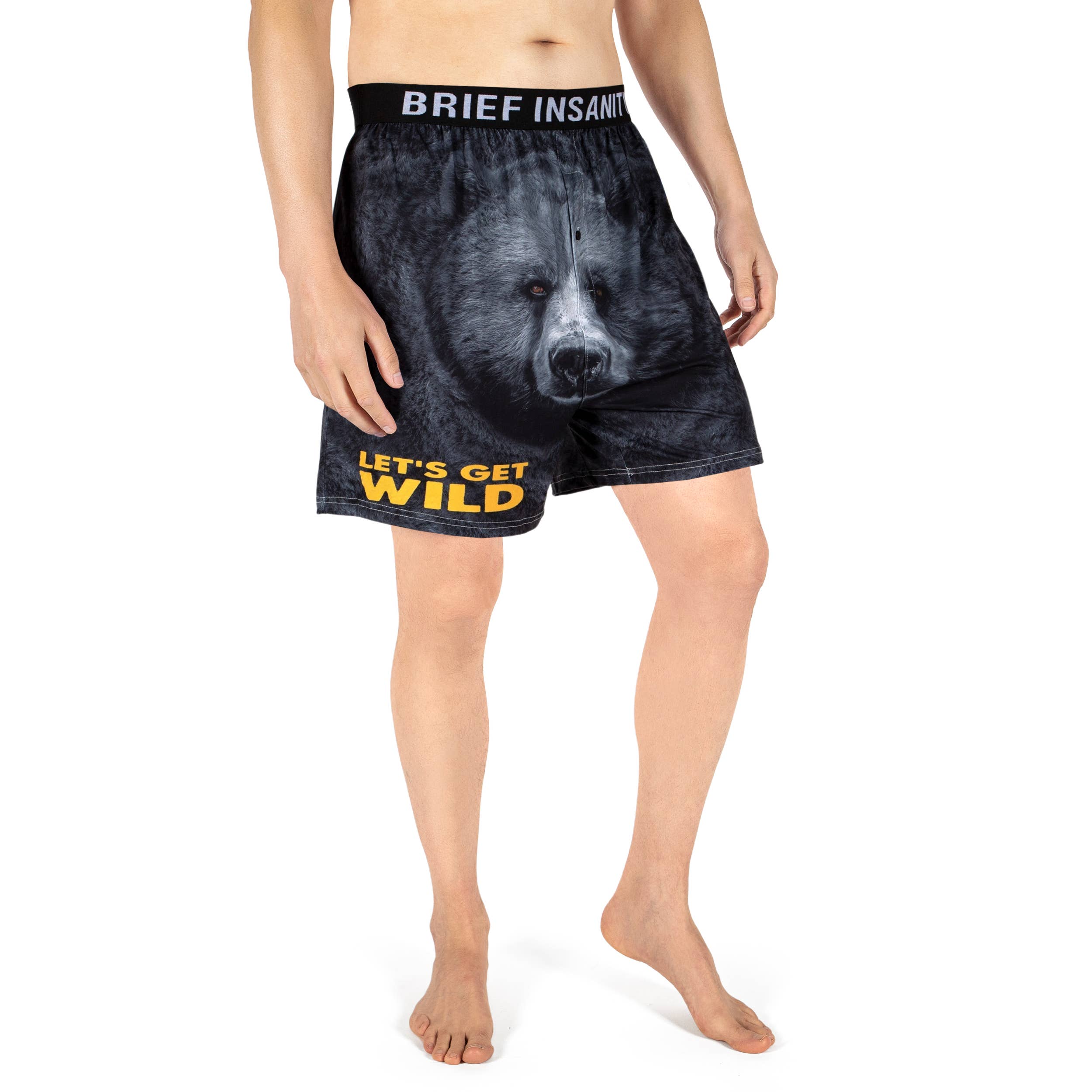 BRIEF INSANITY - Venta al por mayor Ropa interior - Hombre - Bóxers Let's Get Wild Bear Cheeks1