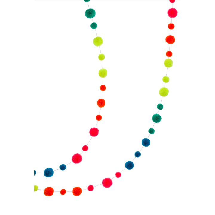 PomPom Galore – wholesale Bunting/garland – Bright Neon Pom Pom Garland6