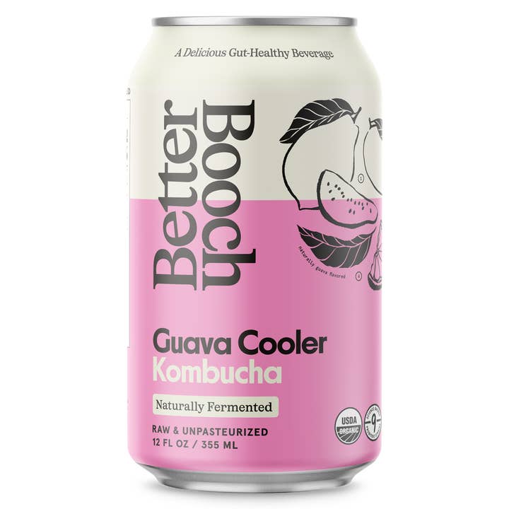 Guava Cooler (12oz Can - 12 Pack) for wholesale by Better Booch