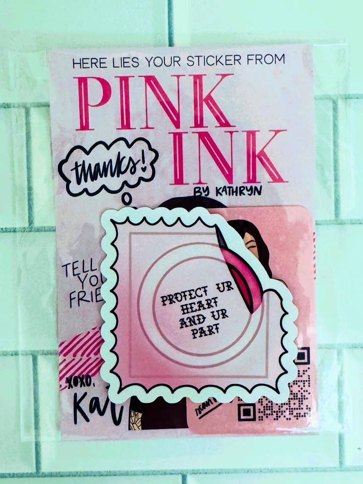 Kondomklistermärke för wholesale av Kathryn Chill Collective