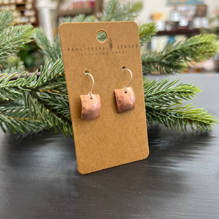 Frolicking Leaves - Wholesale Dangle Earrings - Copper Earrings