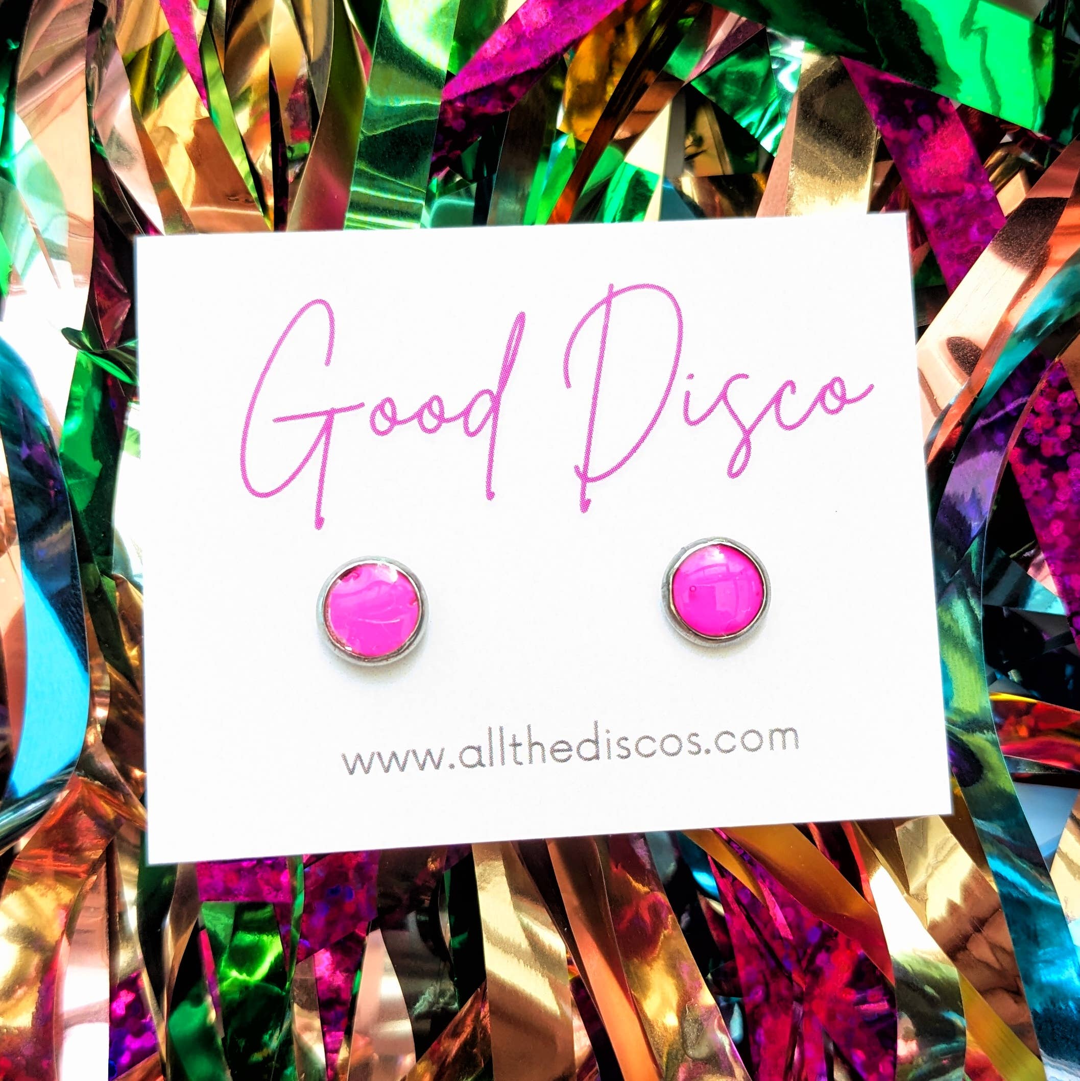 All The Discos - Wholesale Stud/Post Earrings - Good Disco Stud Earrings1