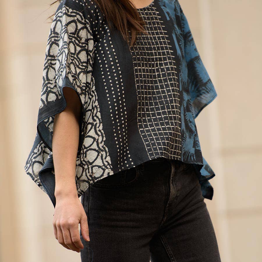 Ichcha - Wholesale Blouse - Women's - Hari Crop Top2