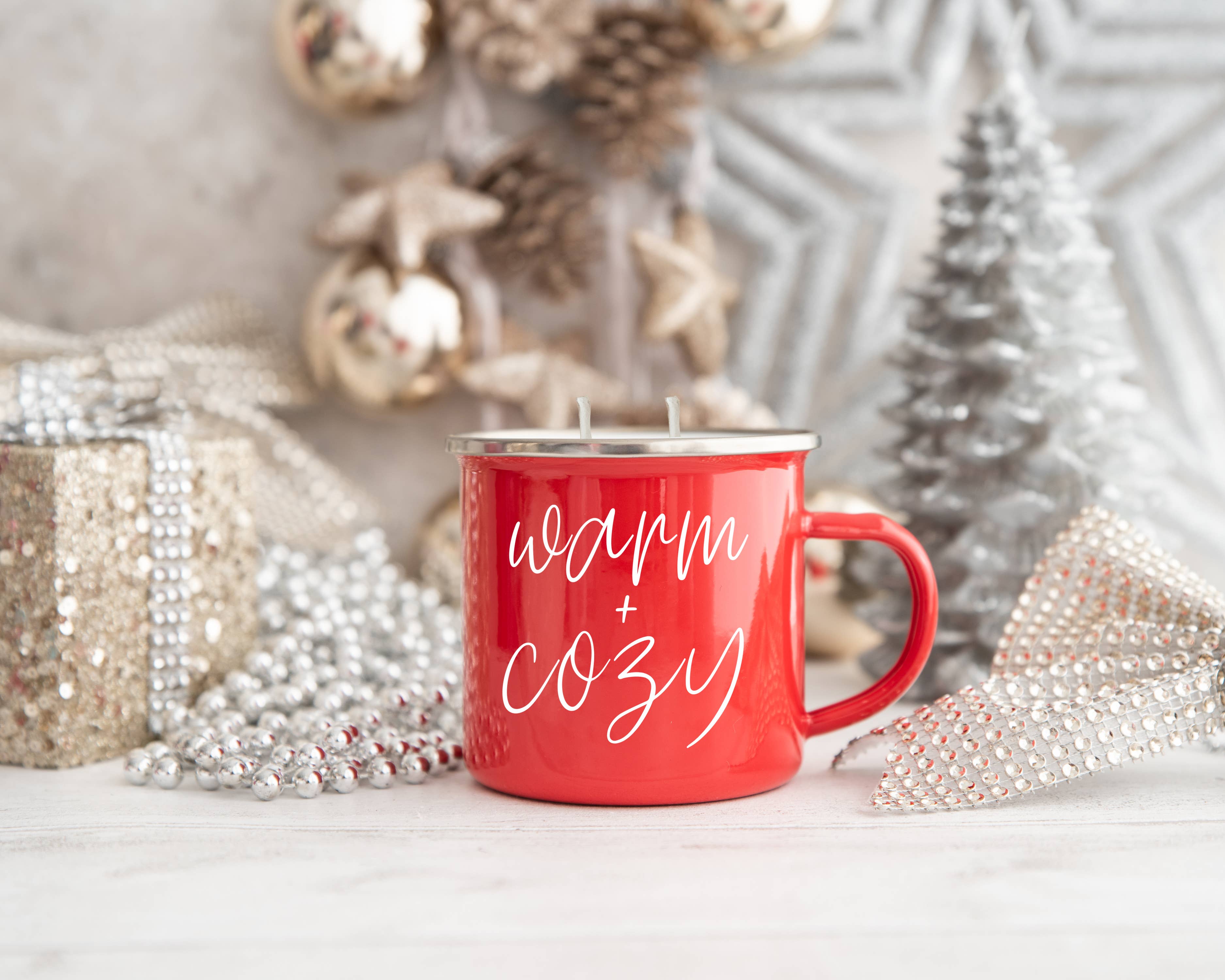 Gia Roma - Wholesale Jar/Filled Candle - Christmas Scented Candles Soy, Unique Holiday Mug Candles lg24