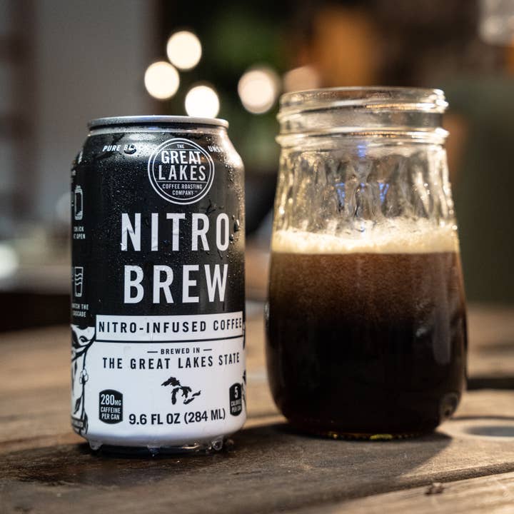 Great Lakes Coffee Roasting Company – Großhandel Eiskaffee/Cold Brew – Nitro Brew Coffee 12oz Dosen