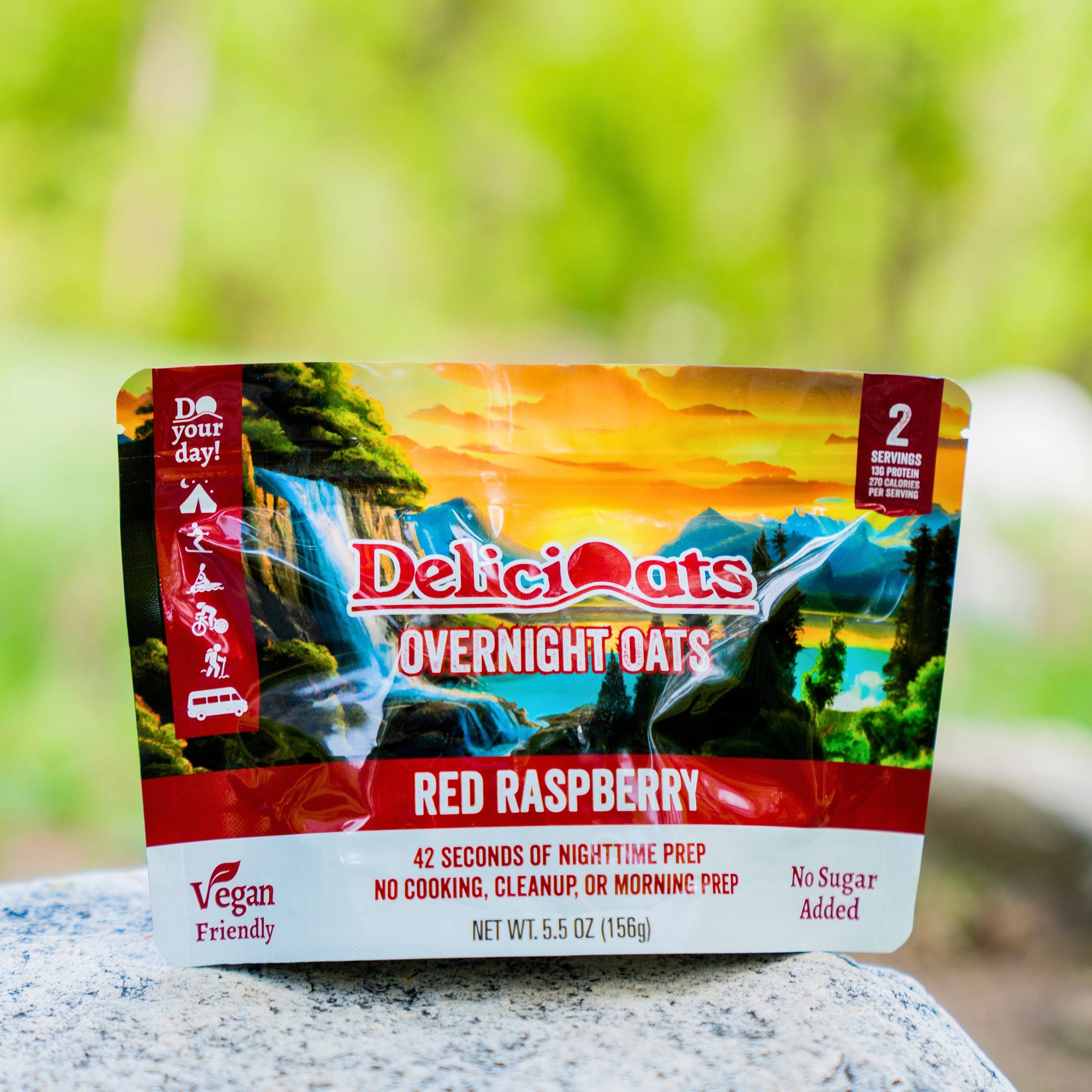 DeliciOats - Vente Avoine - DeliciOats Overnight Oats à la framboise rouge6