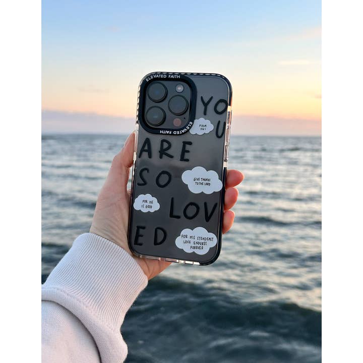 Elevated Faith - Wholesale Phone case – Women’s - Black You Are So Loved Phone Case6