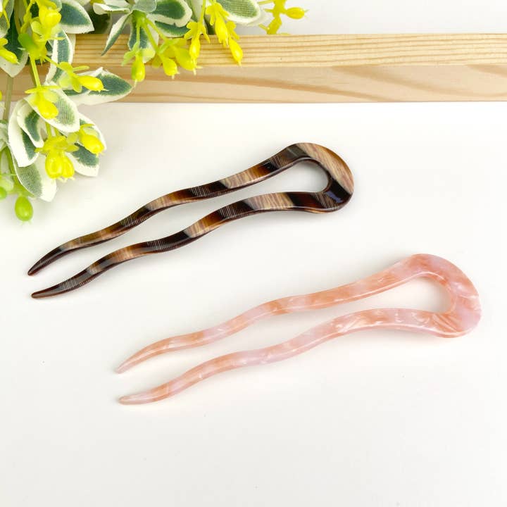TheDivaSoap - Wholesale Hair Pin - Acetate U-shaped elegant hairpin retro headdress for hair11