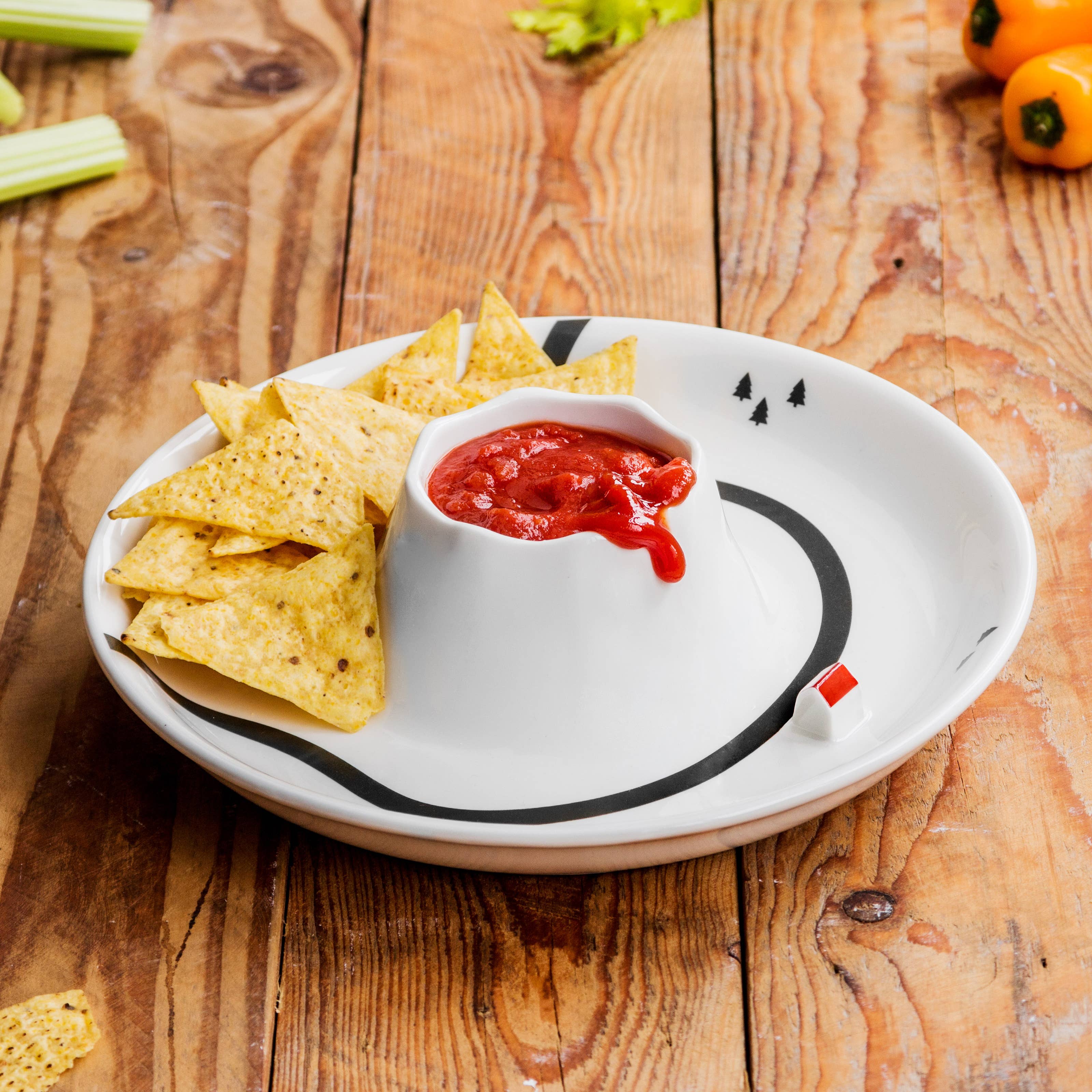 Premium Kitchen Dip And Snack Dish Nibble Bowl Serving Platter