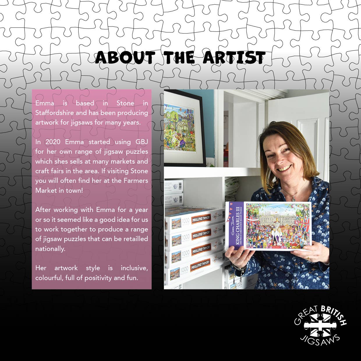 Great British Jigsaws - Wholesale Puzzle - Adult - DOGS A-Z - Emma Joustra Jigsaw Puzzle4