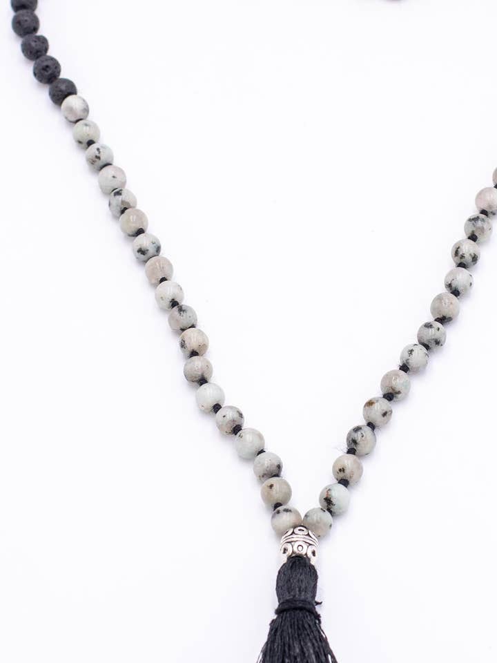 SMA1003HV - Howlite Map+Volcanic Rock for wholesale by Kimago Look