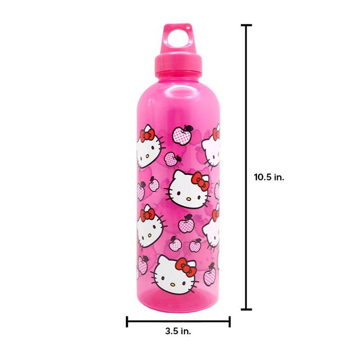 PINEAPPLE Beauty - Wholesale Water Bottle - UPD ITRA Hello Kitty Pink Sports Water Bottle - 6 pcs3