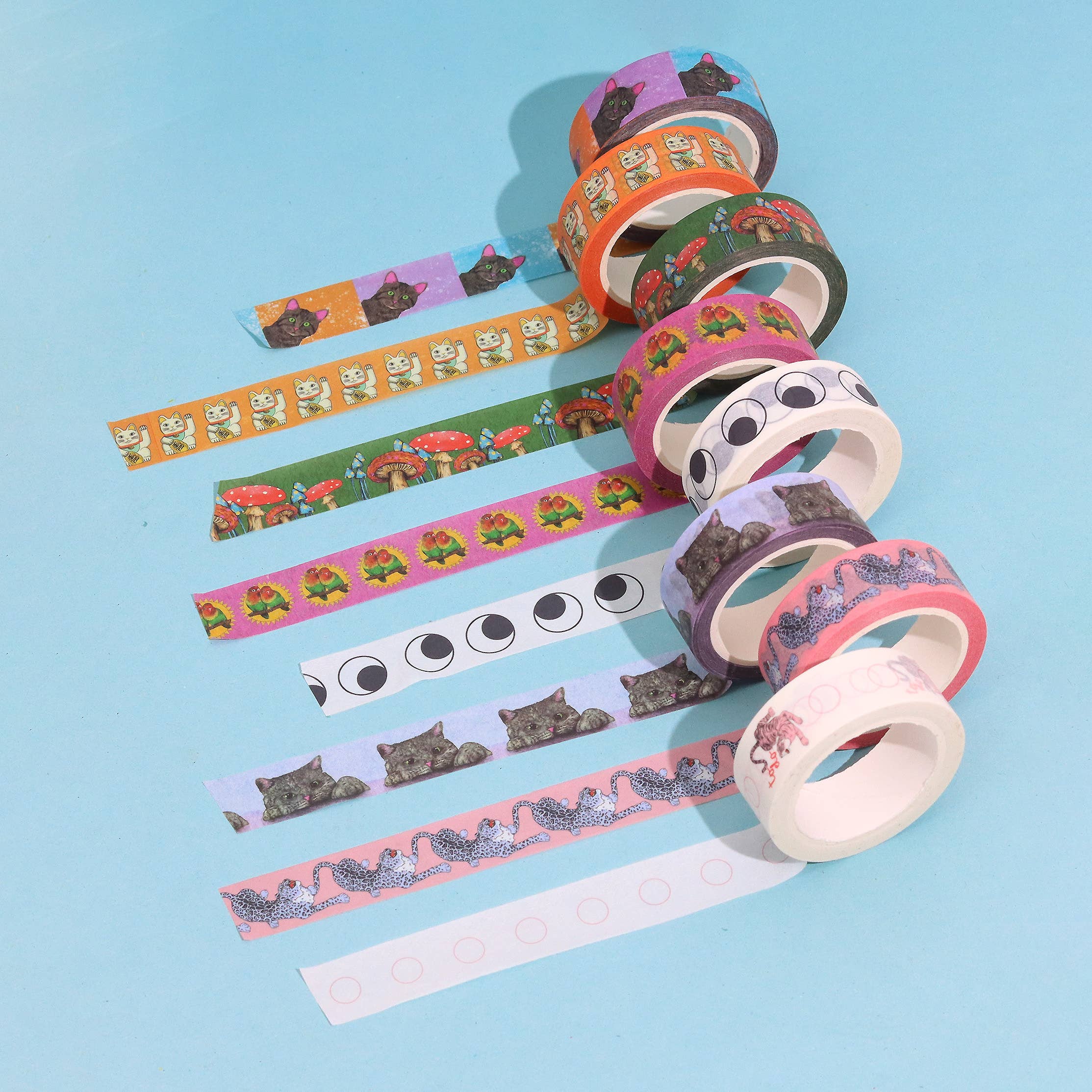 Fawn & Thistle Ltd (US Duties Paid) - Wholesale Washi Tape - Mushroom and Toadstools Washi Tape | Paper Tape | Funghi5