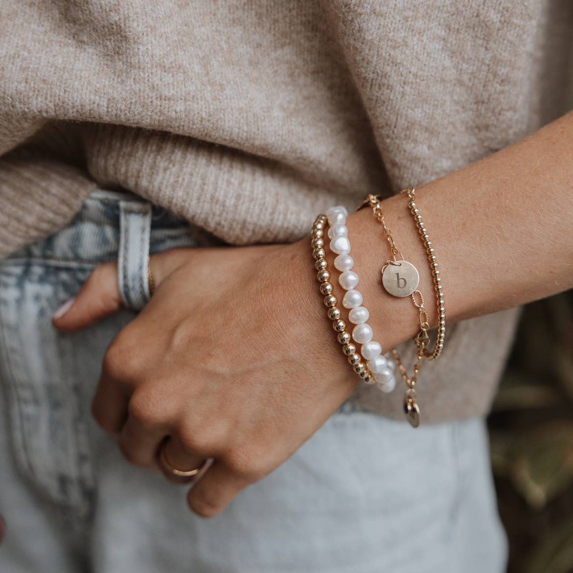 True by Kristy Jewelry - Wholesale Beaded Bracelet - Gold Filled Luxe Beaded Bracelet9