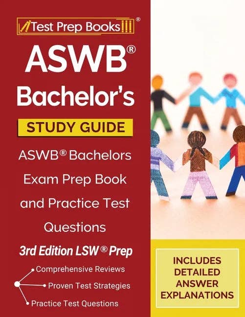 Books by splitShops - Wholesale Education Book - ASWB Bachelor's Study Guide: ASWB Bachelors Exam Prep Book and Practice Test Questions [3rd Edition LSW Prep] - Paperback0
