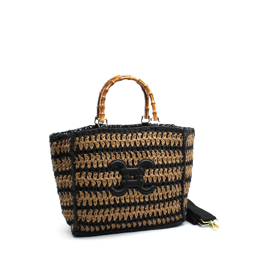 Vimoda - Wholesale Beach Bag - CROCHET Tote Handbag with logo2