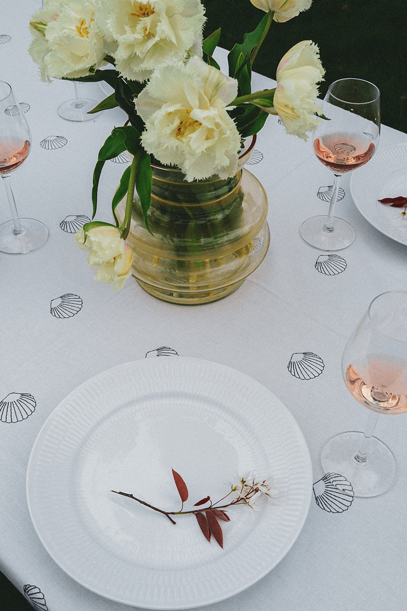 Blåmst - Wholesale Tablecloth - Mussel Dew3