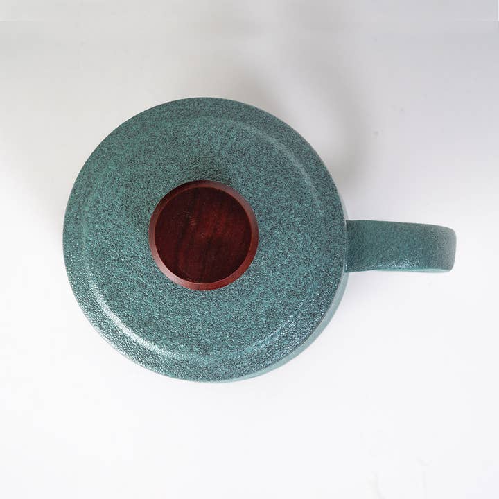 Urban Tokyo – wholesale Coffee mug – 12oz Tea Mugs with Lid and Infuser for Loose Leaf Tea Mountain Design Green (4/48)4