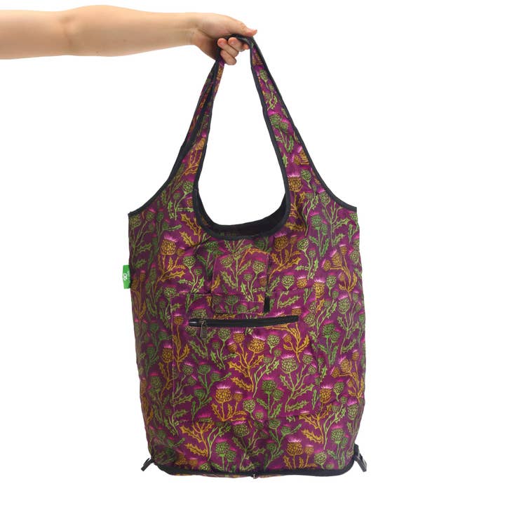 AW01PP - Eco Chic Collapsible Shopping Trolley Replacement Bag Thistle Purple (Pack of 2) for wholesale by Eco Chic