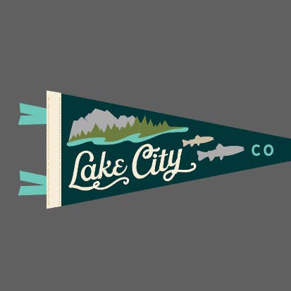Bandeira de Peixe de Lake City por atacado de Yoho & Co.