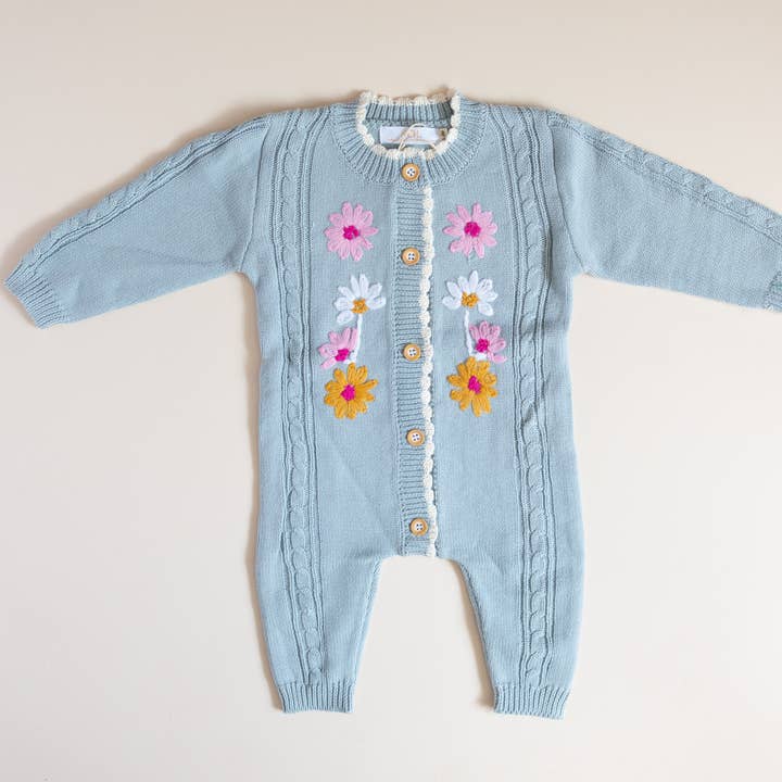 Blue Knit Jumper for wholesale by SOL Baby Clothing & Accessories