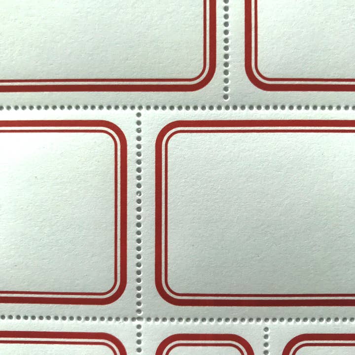 The Portland Stamp Company - Wholesale Gift Tag Label - Blank Labels — Classic, Red8