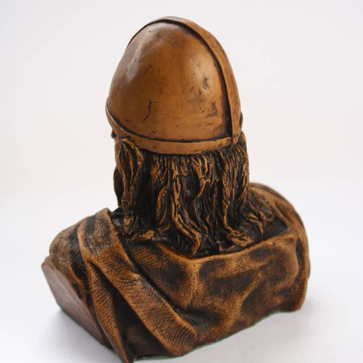 Oakapple Designs Ltd - Wholesale Decorative Figurine - Viking Warrior Bust - Reproduction Carving - Pagan Warrior.6