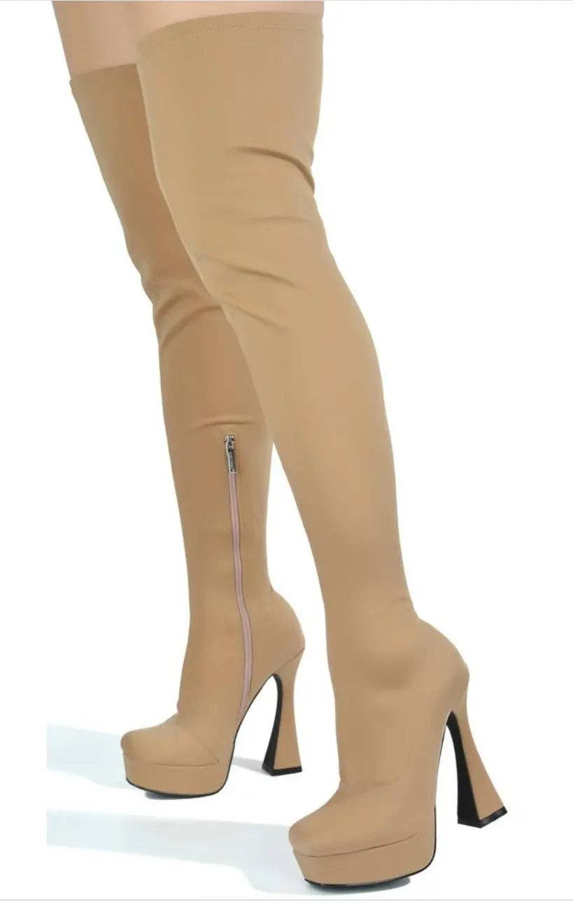 K Monae's - Wholesale Boots - Women's - "Cover" Over the Knee Boot0