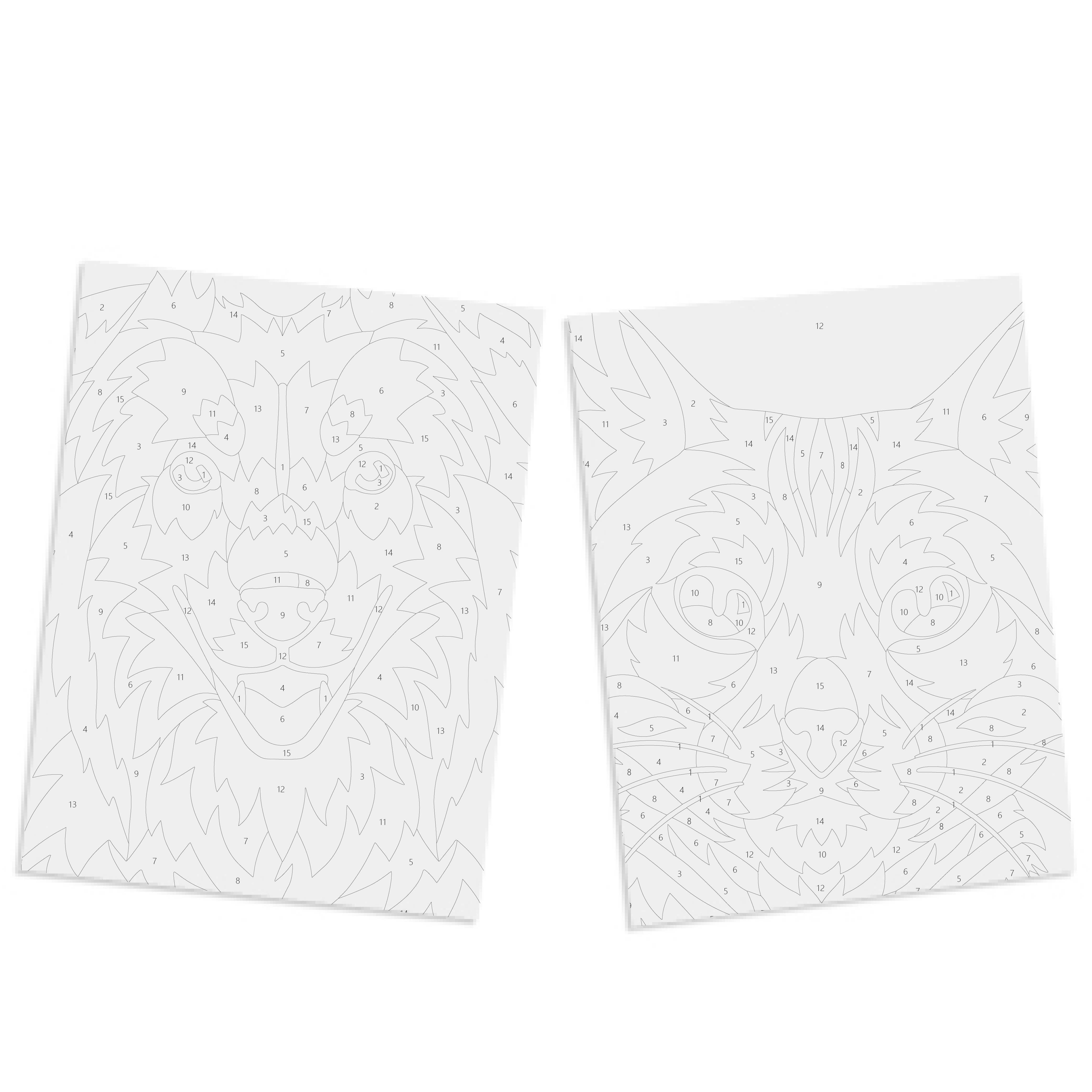 Winnie's Picks - Wholesale DIY Craft Kit - Kids - Paint Furry Friends - Kids Paint by Numbers - 2025 Gift4