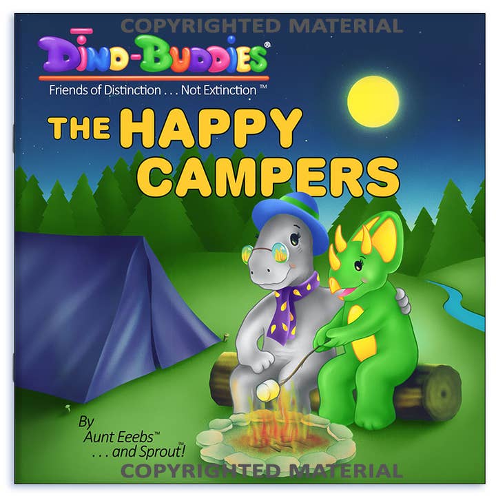 DINO-BUDDIES® - Bog 02 - De glade campister for engroshandel hos Dino Buddies