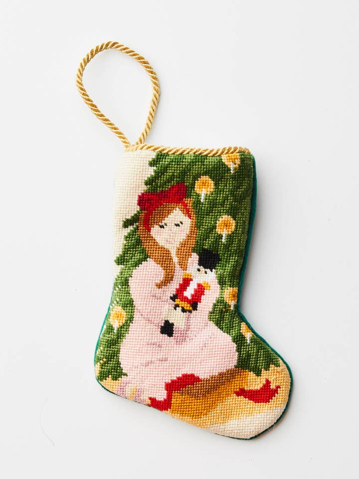 Clara with Nutcracker for wholesale by Bauble Stockings