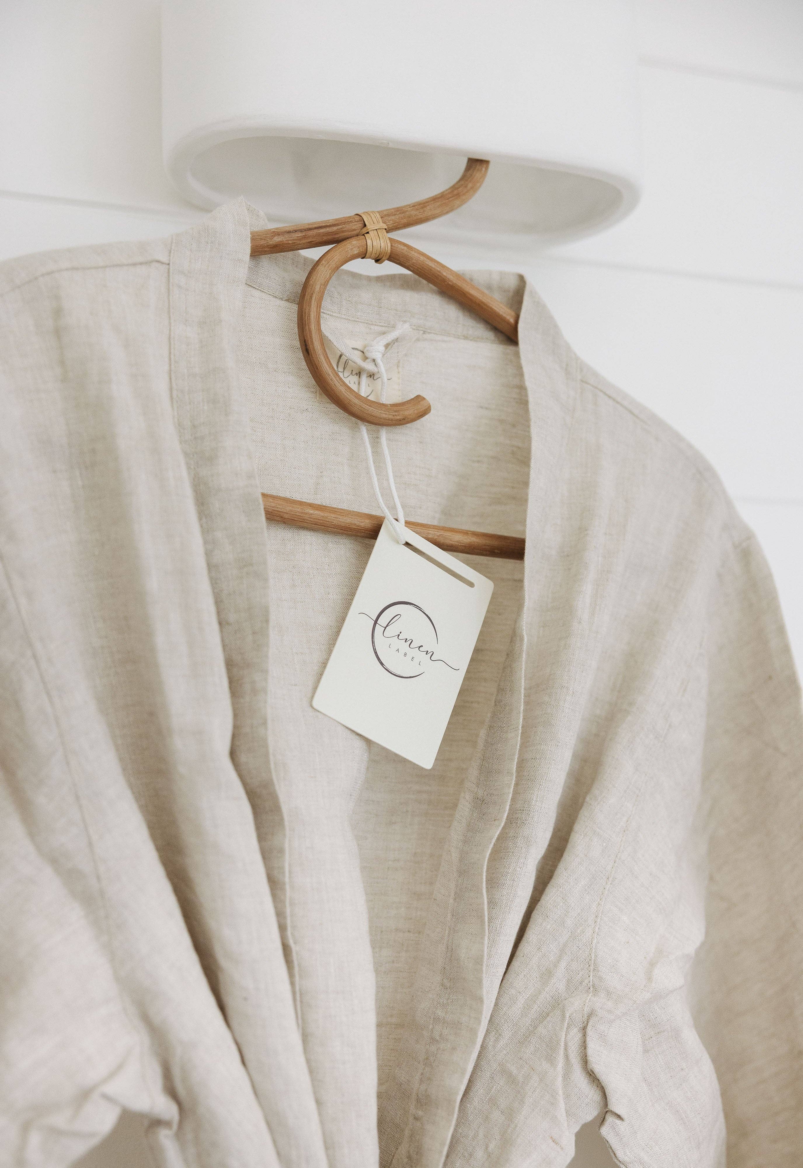 linen label - Wholesale Robe - Women's - Natural Oat - Robe0