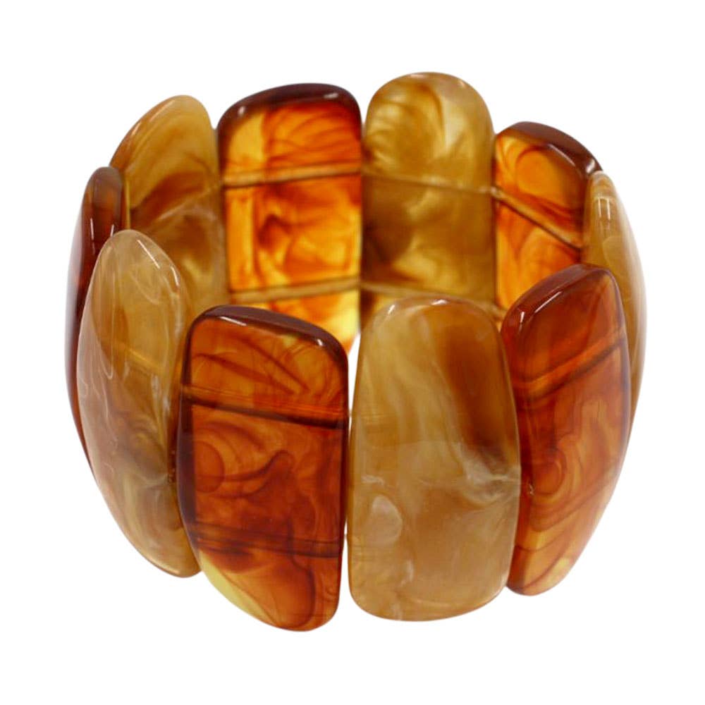 Sensibling Corp. – Pulseira por atacado – Pulseira Larga Marmoreada Esticável em Negrito3