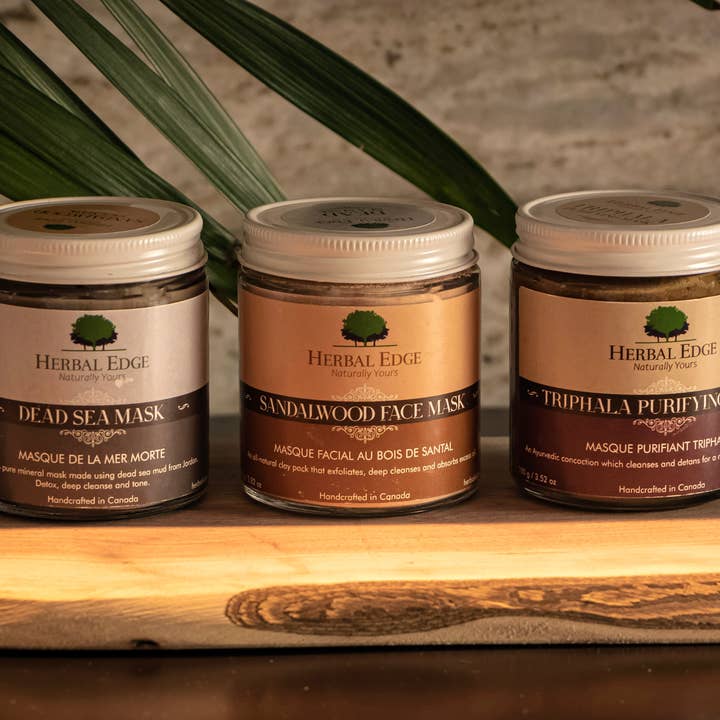 Herbal Edge - Wholesale Skincare face mask - Sandalwood & Orange Peel Clay Mask5