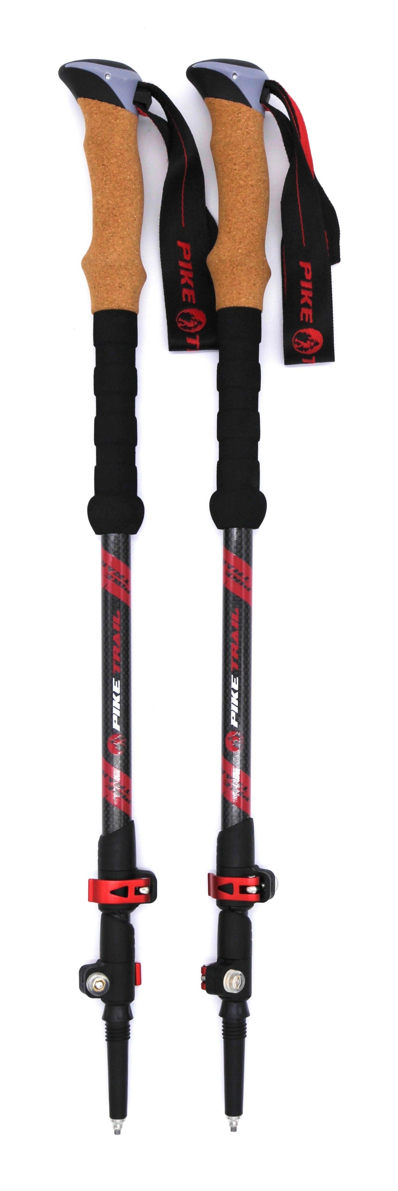 Pike Trail – wholesale Sporting accessories – Pike Trail Carbon Fiber Trekking Poles – Lightweight, Adjustable Hiking Poles for Every Adventure13