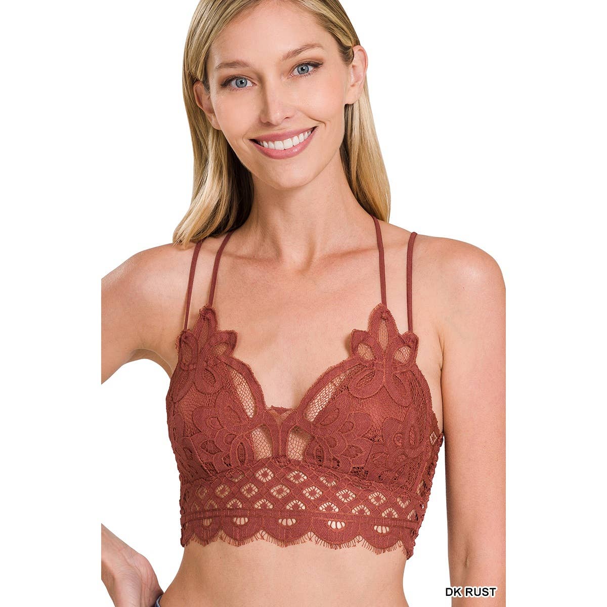 Apolline - Wholesale Bralette - Women's - CROCHET LACE BRALETTE WITH BRA PADS12