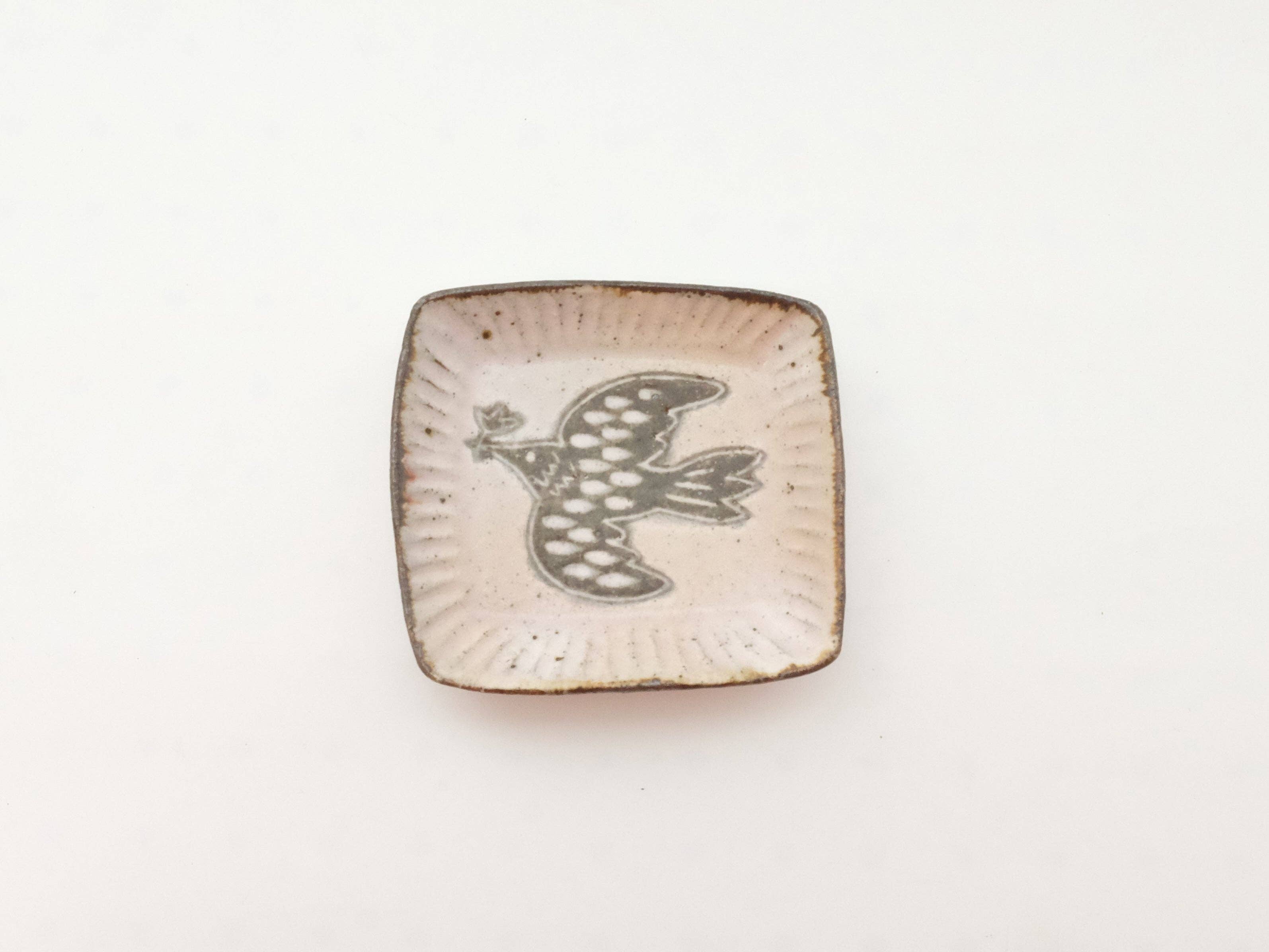 wagumi - Vente Assiettes/plats/bols de décoration - Petite assiette avec motif d'oiseau par Takahiro Manome7
