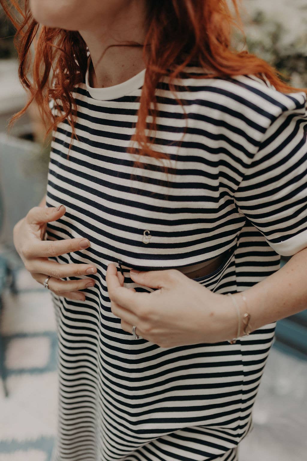 You&Milk - Wholesale Nursing Dress - Maternity - Nursing t-shirt dress - La Mèrinière2