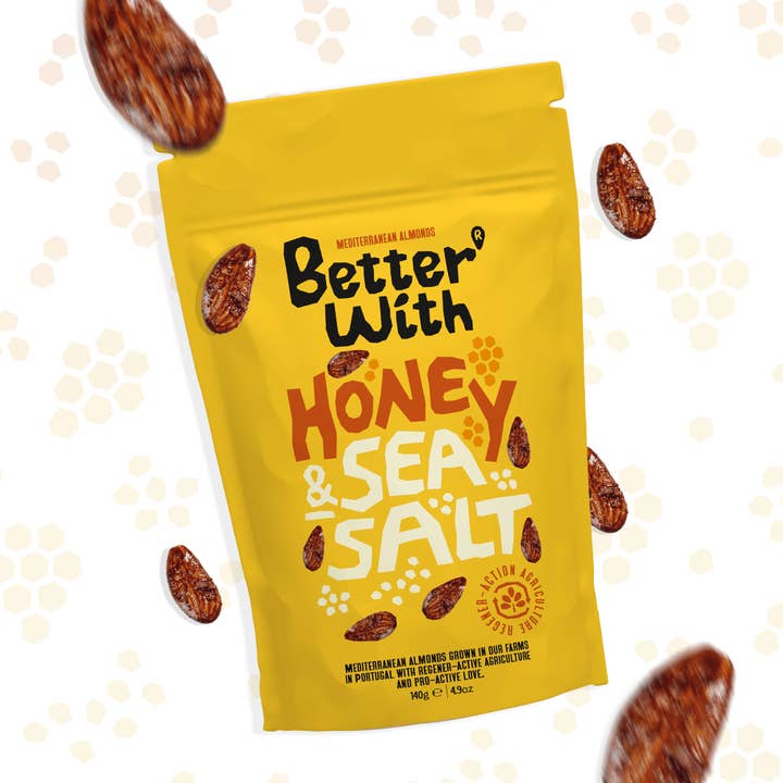 Better With Almonds - Wholesale Nuts - Almonds Better With Honey and Sea Salt - 140g1