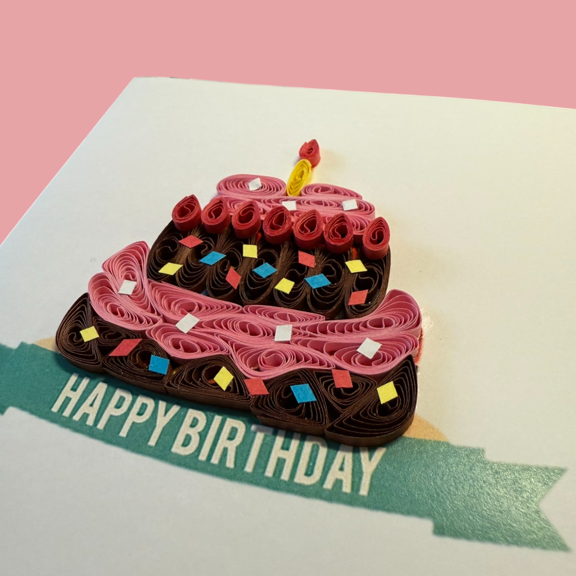 The Upcycled Paper Company - Wholesale Everyday Greeting Card - [6pk] Happy Birthday Quilled Greeting Card1